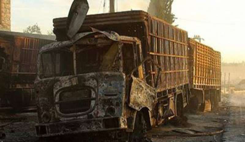 STRAGE IN SIRIA, RAID SU CONVOGLIO UMANITARIO: 12 MORTI