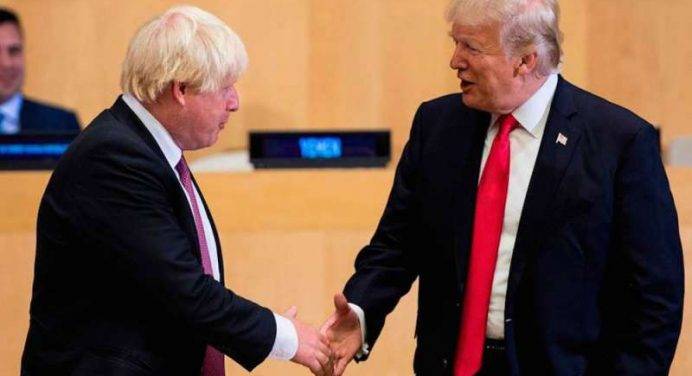 Telefonata tra Trump e Johnson su Brexit e libero scambio