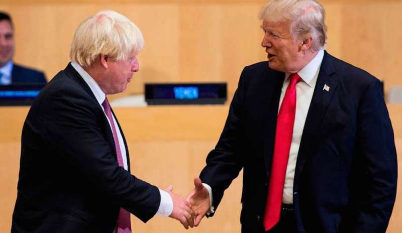 Telefonata tra Trump e Johnson su Brexit e libero scambio