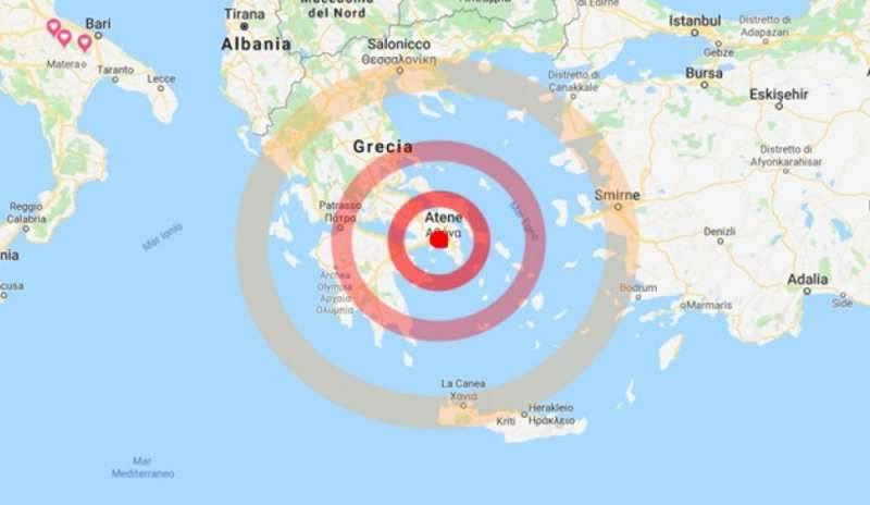 Terremoto in Grecia, paura ad Atene