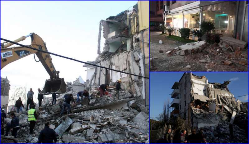 Terremoto in Albania, si scava ancora fra le macerie