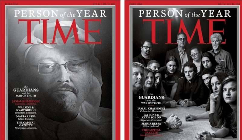 Time sceglie Khashoggi e i giornalisti guardiani