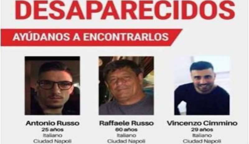 Tre italiani scomparsi in Messico