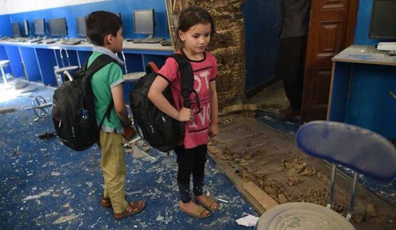 Unicef: “Scuola bombardata, 50 bimbi feriti”