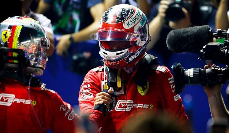 Vettel-Leclerc: Singapore è rosso Ferrari