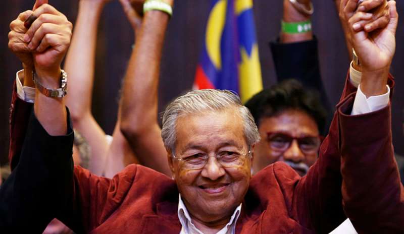 Vince Mahathir, Fronte nazionale sconfitto dopo 60 anni