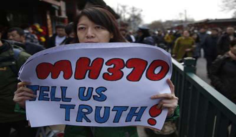 VOLO MH370 MALAYSIA AIRLINES: PECHINO CHIEDE DI PROSEGUIRE NELLE INDAGINI