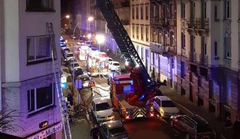 Incendio in un edificio a Strasburgo: il bilancio