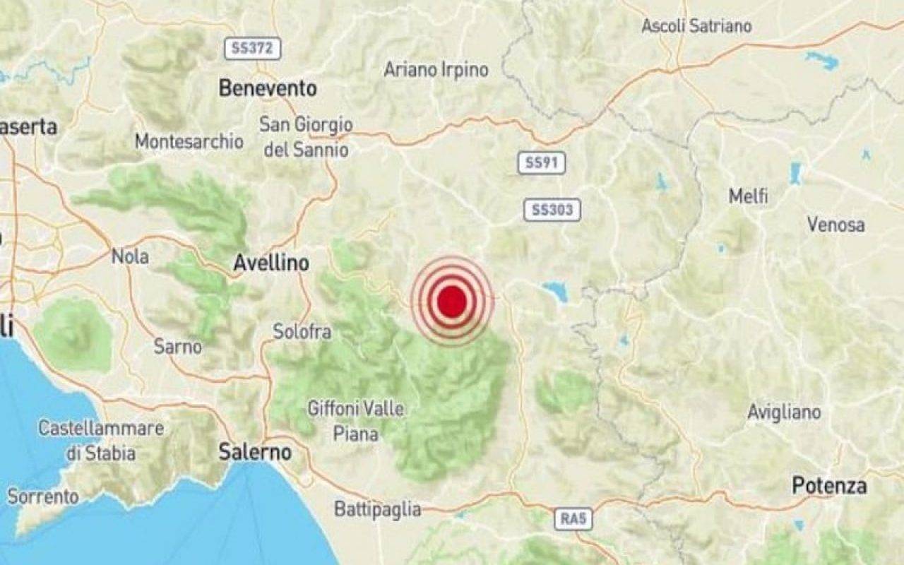Terremoto: scossa magnitudo 3.3 in Irpinia, panico tra la gente