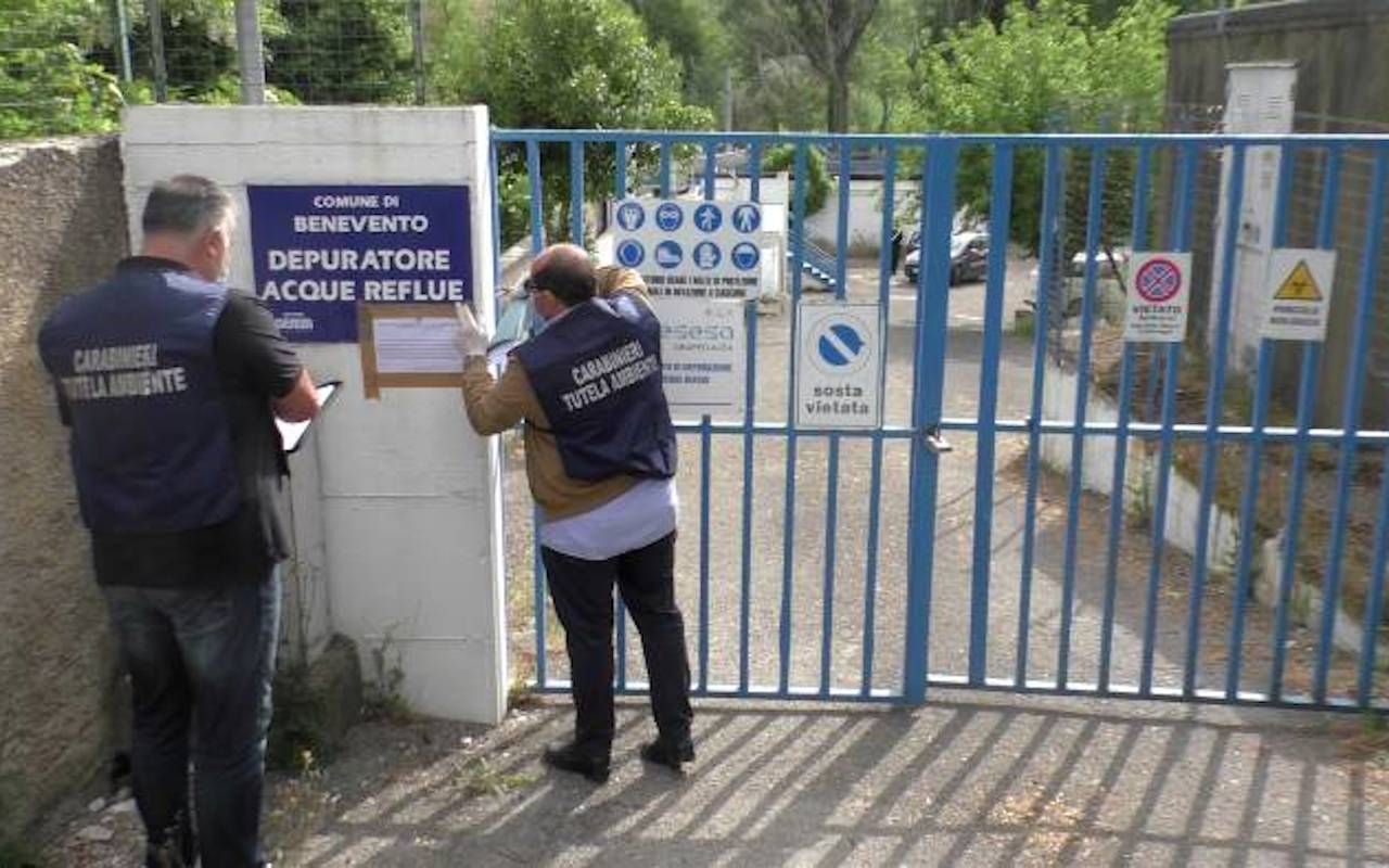 Sequestrati 12 depuratori a Benevento: “Compromessi i corsi d’acqua”