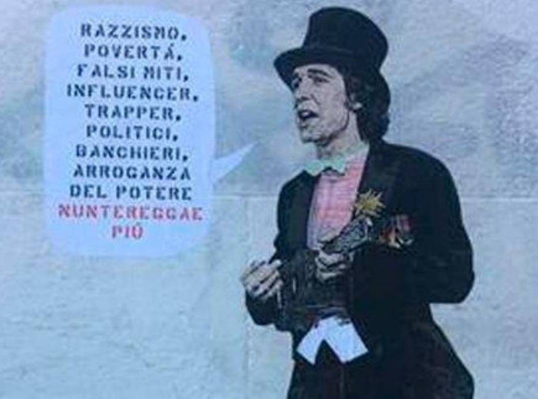 Rino Gaetano: ecco il murales per ricordare il cantautore calabrese (VIDEO)