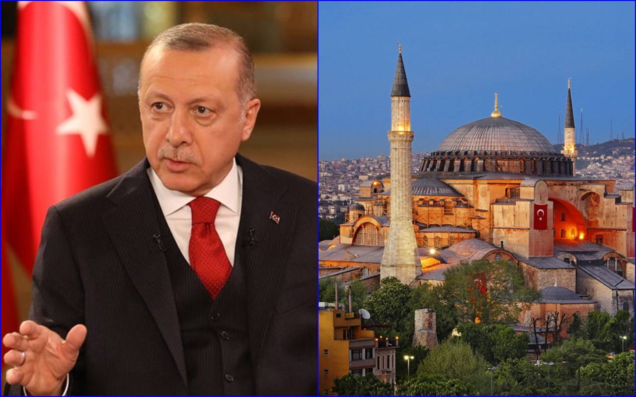 Erdogan vuole convertire Santa Sofia in moschea. Sos della Grecia