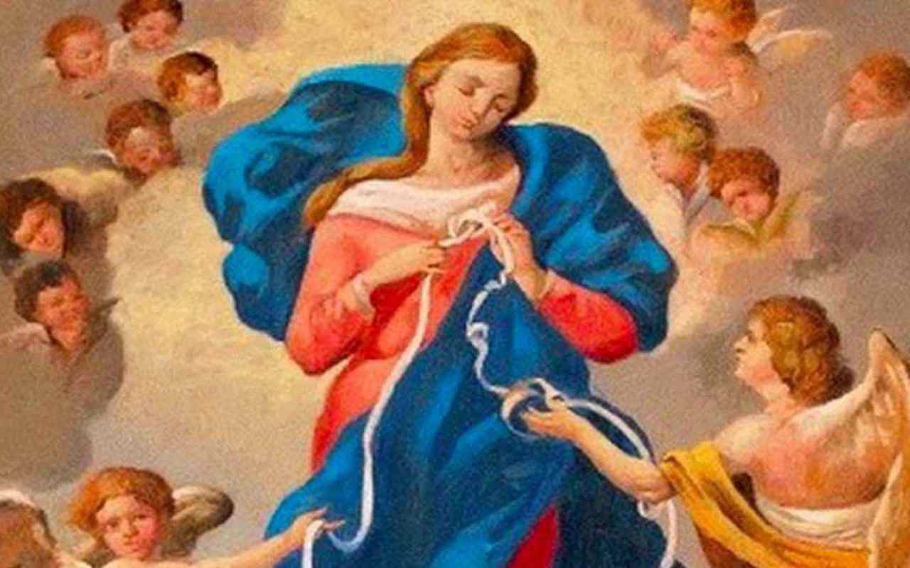 Preghiera di guarigione con Maria che scioglie i nodi