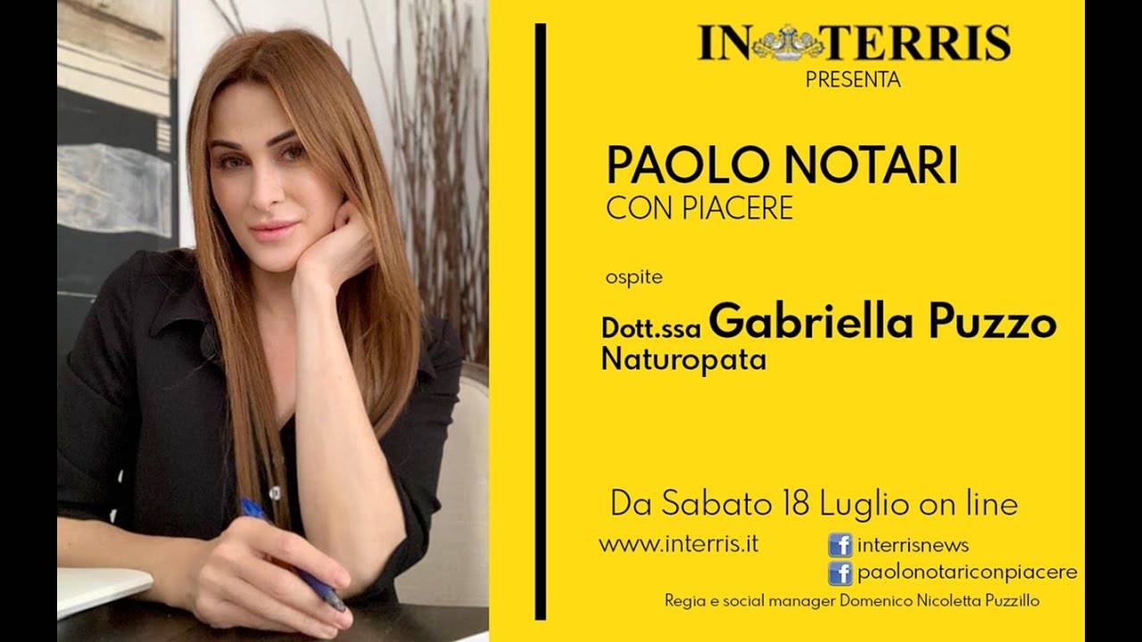 Gabriella Puzzo a “Paolo Notari – Con piacere”: in viaggio nella naturopatia