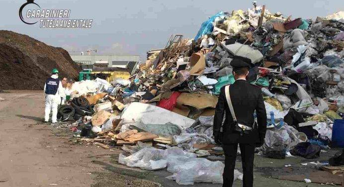 Azienda sequestrata per tonnellate di rifiuti speciali illegali
