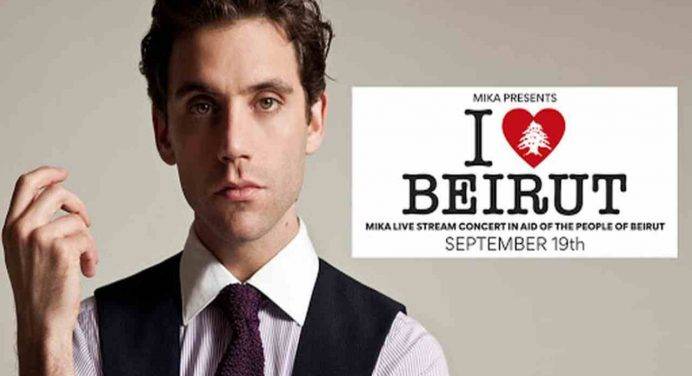 I love Beirut, il concerto live streaming di Mika per Beirut