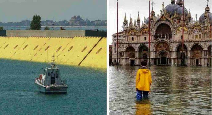 Venezia, Mose barriere chiuse contro acqua alta. Zincone: “Test andato bene”