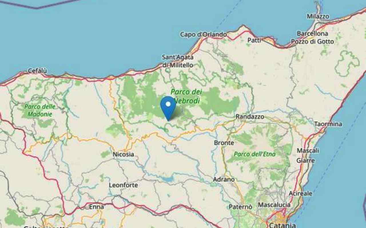 Sicilia, scossa sismica magnitudo 3.4 in provincia di Enna