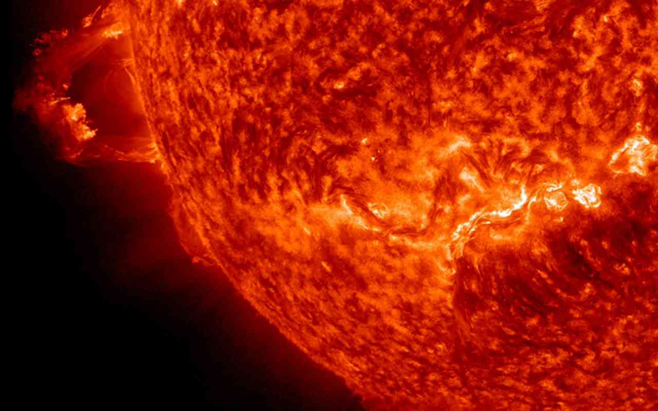 Sul Sole la più grande eruzione degli ultimi tre anni