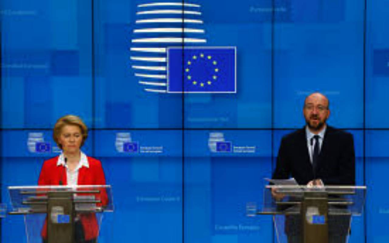 Consiglio Ue, Michel e Von der Leyen: “Obiettivo 2021 è battere Covid-19”
