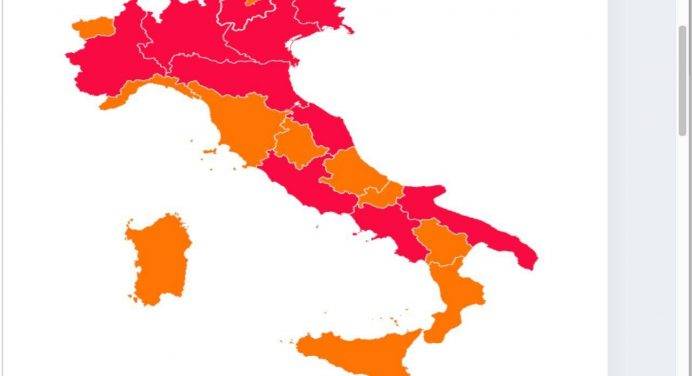 Covid, Italia “chiusa” fino a Maggio e 10 regioni in zona rossa
