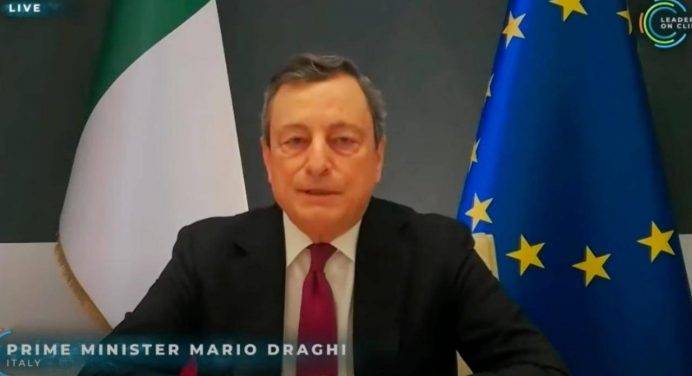 Leader Summit on Climate, Draghi: “Quanto fatto non basta. Invertire la rotta subito” – Video