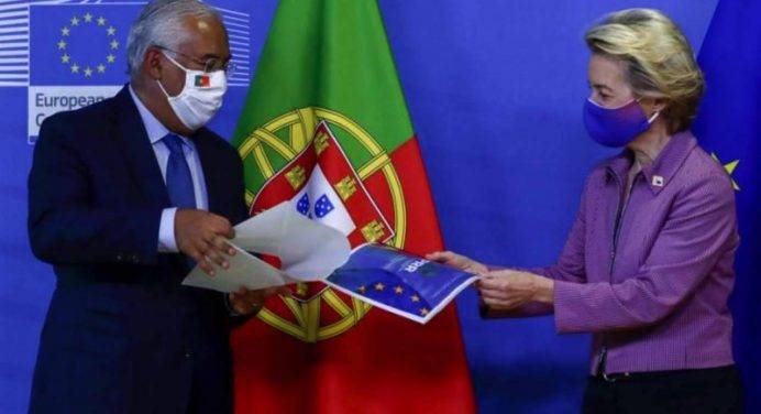 Recovery, Von der Leyen: “Portogallo primo a presentare il piano”