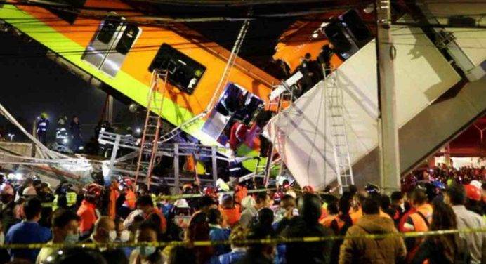 Ponte crolla durante passaggio metrò a Città del Messico, decine di morti