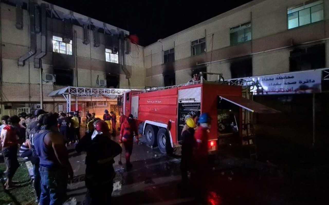 Ancora un ospedale Covid in fiamme: strage in Iraq