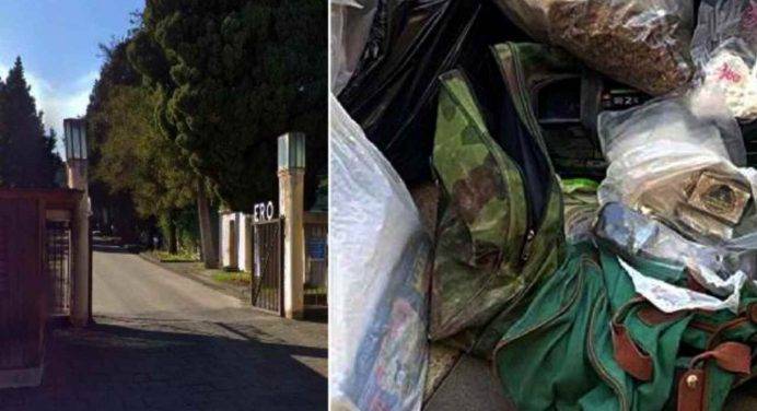 Nascondevano 71 kg di droga nel cimitero di Giarre: 2 arresti
