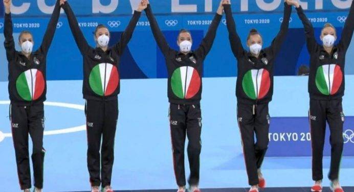 Italia a 40 medaglie con il bronzo nella ginnastica ritmica a squadre