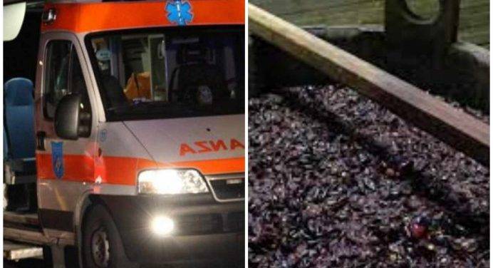 Andria: cade in vasca piena di mosto, muore operaio 30enne