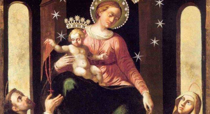 Oggi si celebra la beata Vergine Maria del rosario