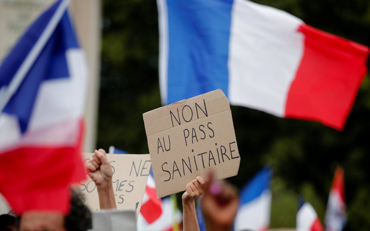 Green Pass proteste Francia