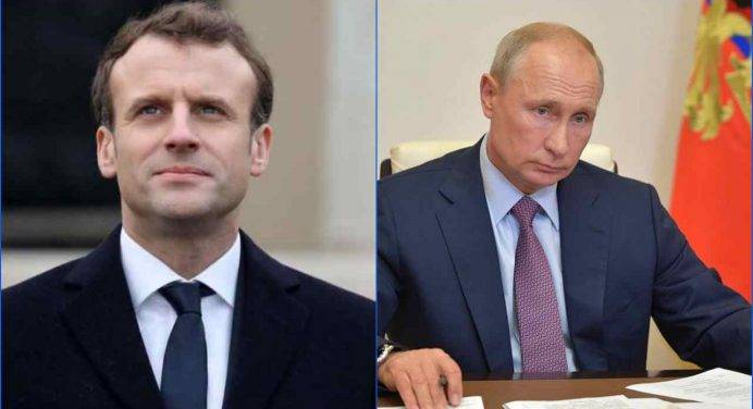 Crisi Ucraina, il colloquio Macron-Putin