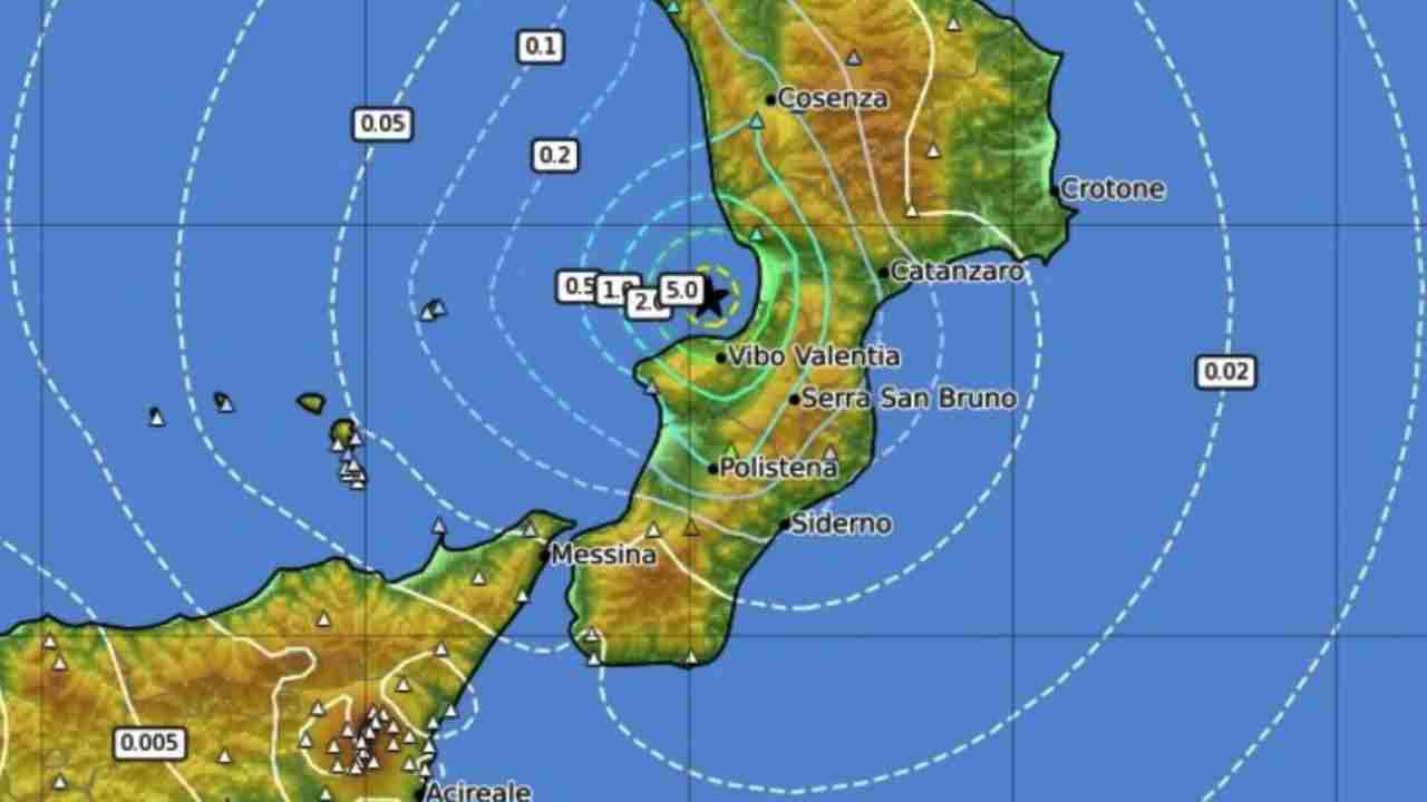 Forte scossa di terremoto in Calabria. Nel 2021 oltre 16mila scosse in Italia