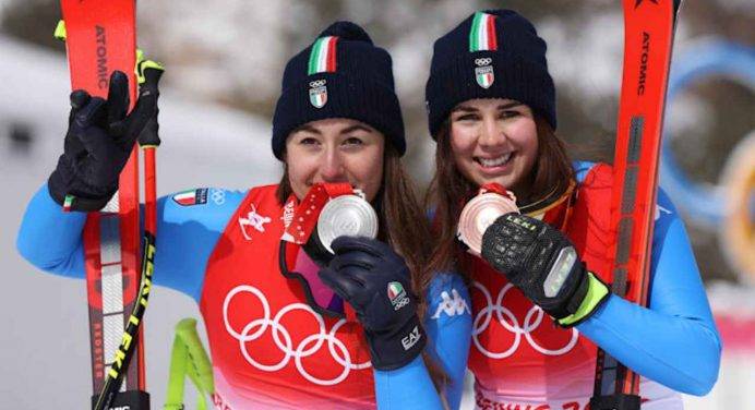 Pechino, doppietta italiana nella discesa olimpica: Goggia argento, Delago bronzo