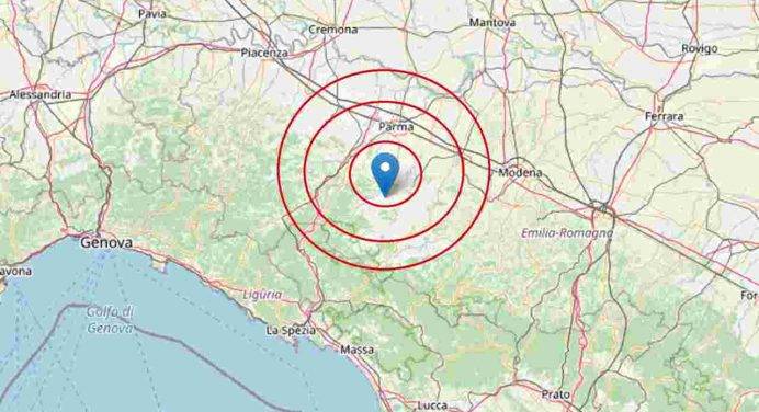 Terremoto a Parma: forte scossa presso Neviano degli Arduini