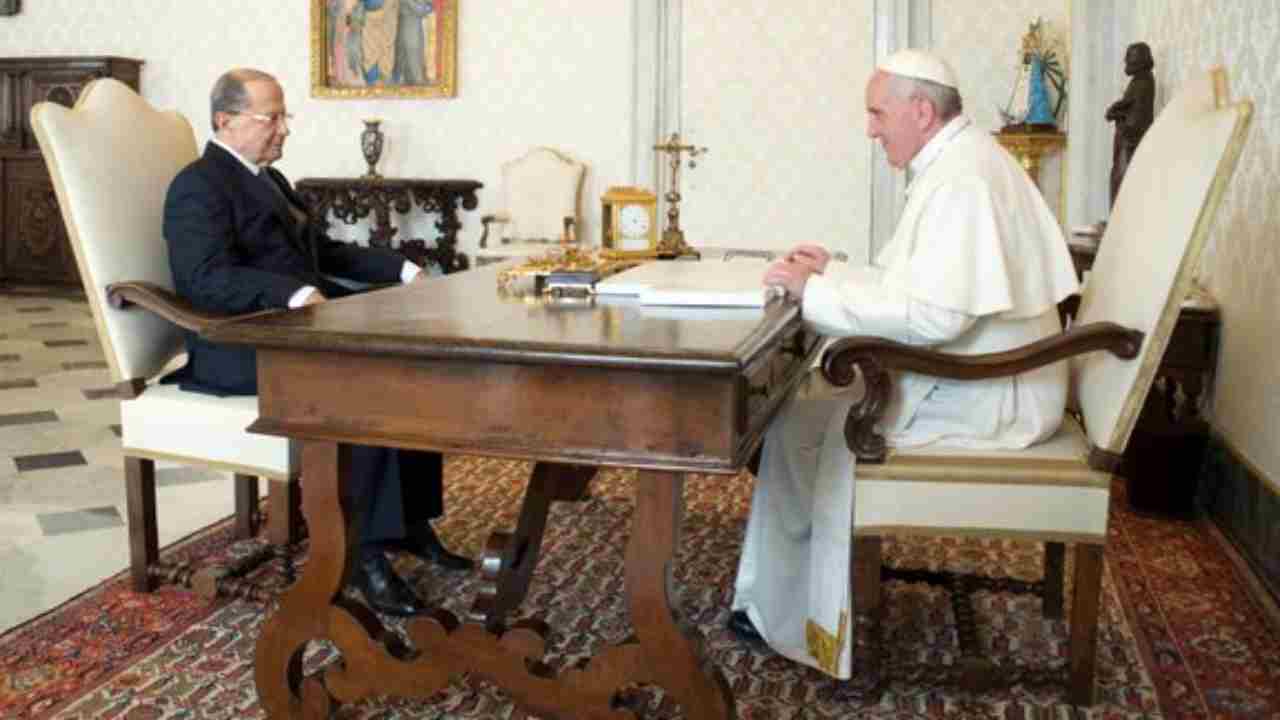 Il Papa ha ricevuto in udienza presidente libanese Michel Aoun