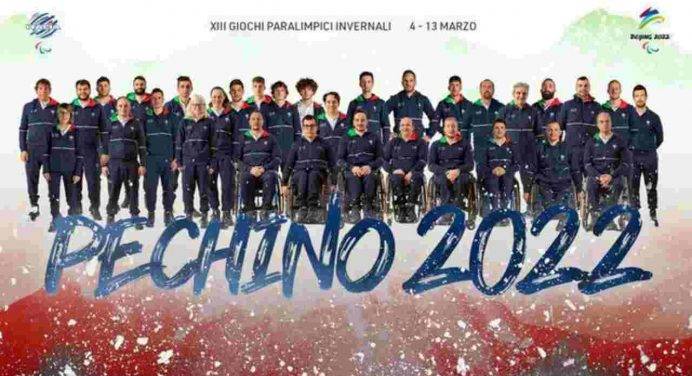 Al via le Paralimpiadi di Pechino: alla cerimonia di apertura sfilano i 32 italiani in gara