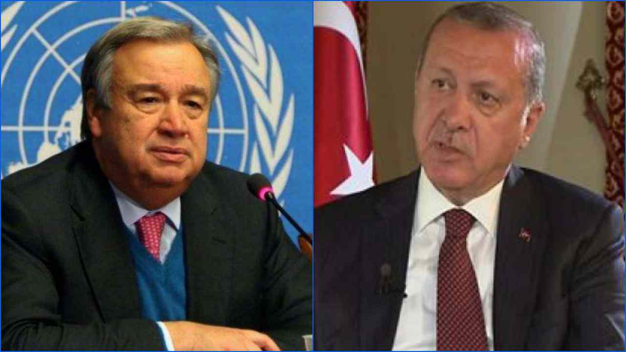 Guterres vede Erdogan: “Porre fine alla guerra obiettivo comune”