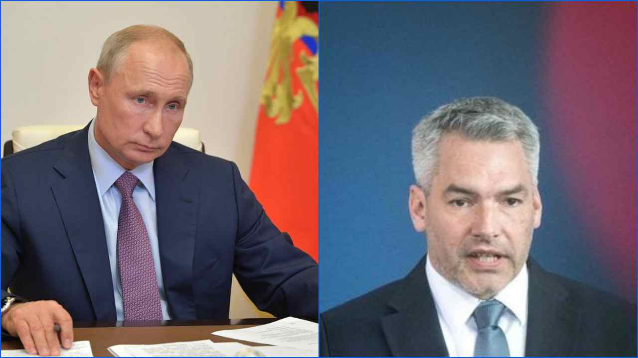 Incontro Putin-Nehammer, il cancelliere austriaco: “Colloquio molto duro e franco”