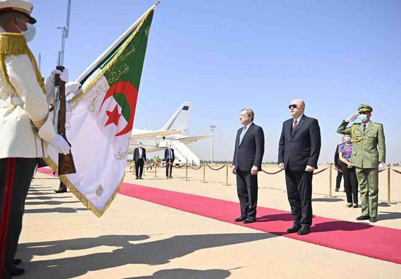 Draghi: “L’Algeria è diventata il primo fornitore di gas del nostro Paese”