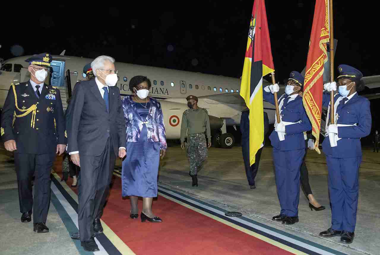 Mattarella a Maputo incontra il presidente del Mozambico Filipe Nyusi