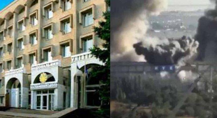 Guerra in Ucraina: bombardate le due principali università di Mykolaiv