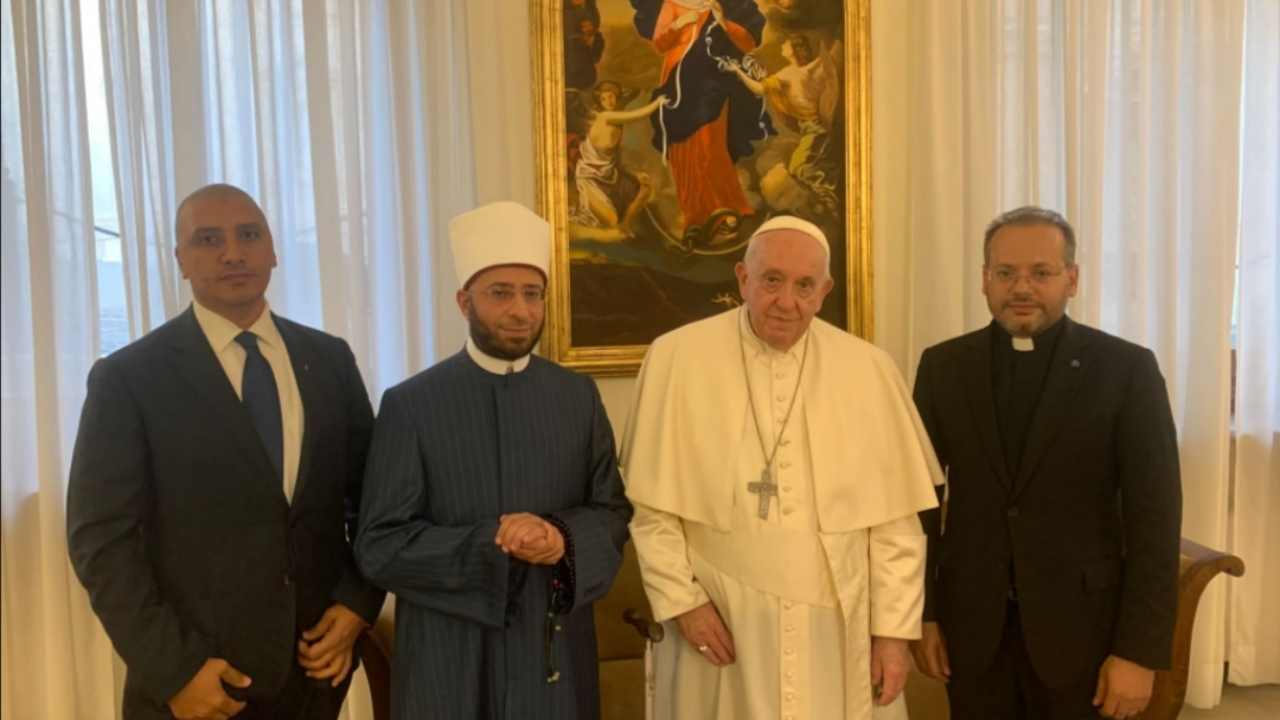 Papa Francesco ha incontrato lo Sceicco Osama Al-Azhari