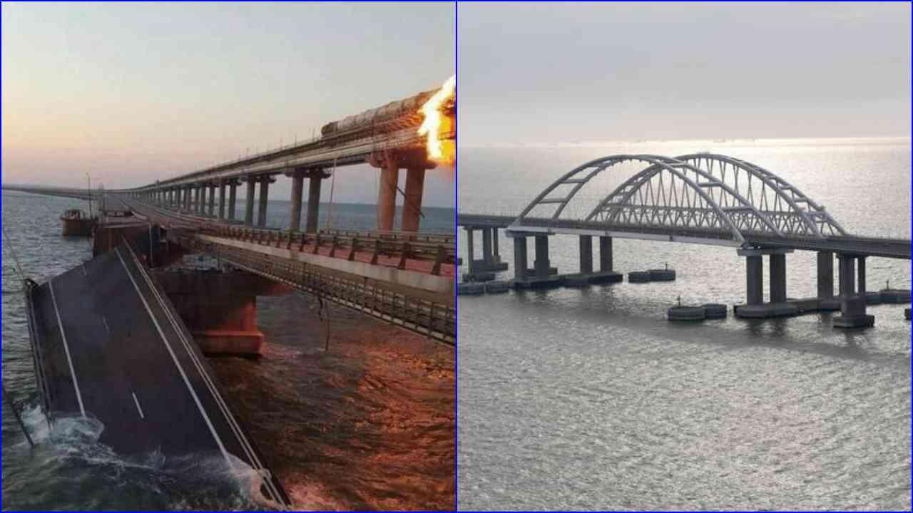 Crimea, incendio sul ponte di Kerch: Putin ordina un’inchiesta