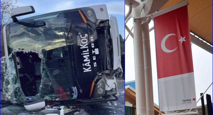 Turchia, bus si ribalta in autostrada: 3 morti a Bolu