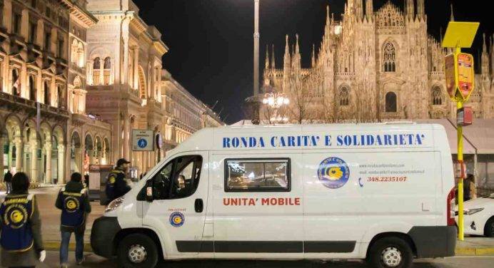 Emergenza freddo e senza dimora: l’azione di Ronda Carità a Milano