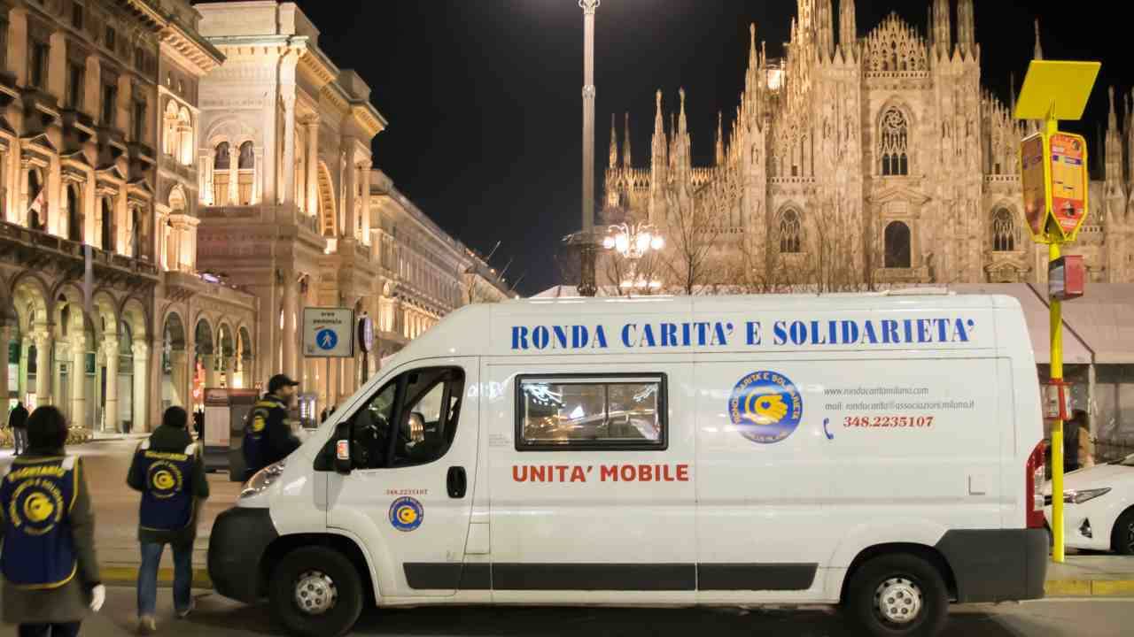Emergenza freddo e senza dimora: l’azione di Ronda Carità a Milano